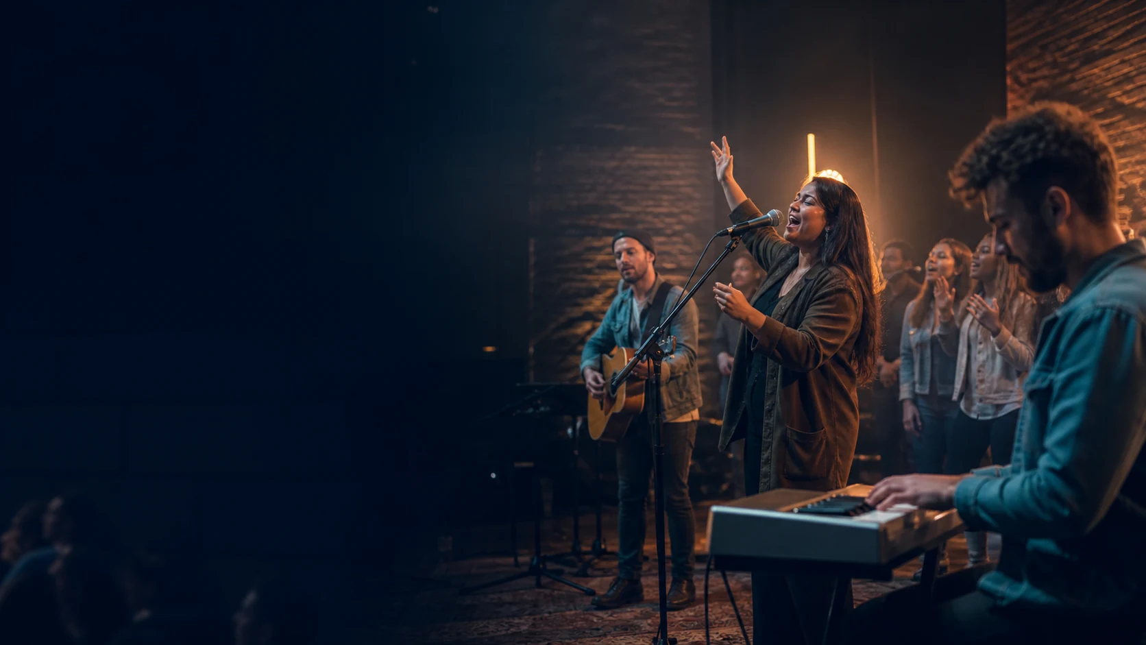 Christian musicians performing together